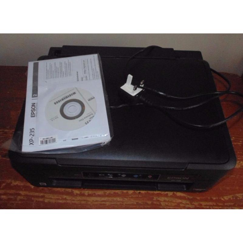 Epsom Expression Home XP-235 Wireless Printer. Perfect working condition. Including set up disk.