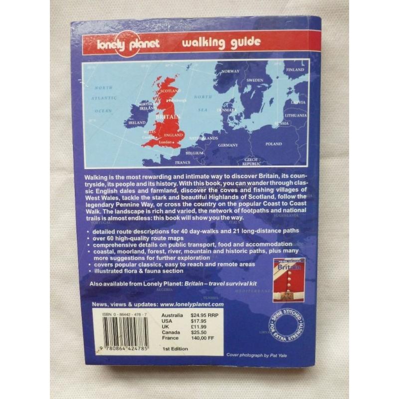 WALKING IN BRITAIN (Lonely Planet Walking Guide)