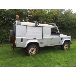 Land Rover defender 110 2.4tdci puma county pack lwb van 08reg 1 owner no vat!!!