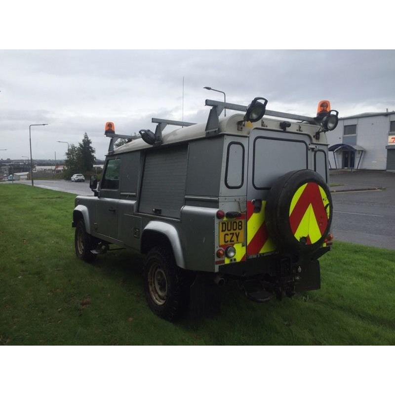 Land Rover defender 110 2.4tdci puma county pack lwb van 08reg 1 owner no vat!!!