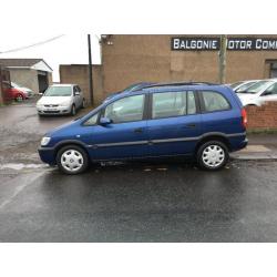 2002 Vauxhall Zafira 1.6 i 16v Comfort 5dr (a/c)