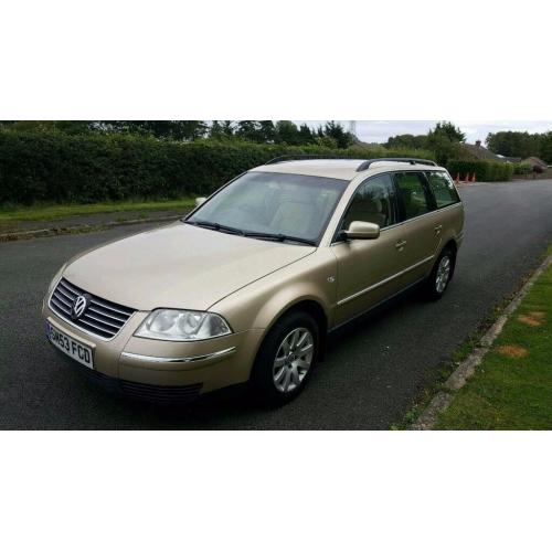 VOLKSWAGEN PASSAT 2.0 SE ESTATE 2003/53. 108,540 MILES. MOT SEPT 2017. STUNNING EXAMPLE!!