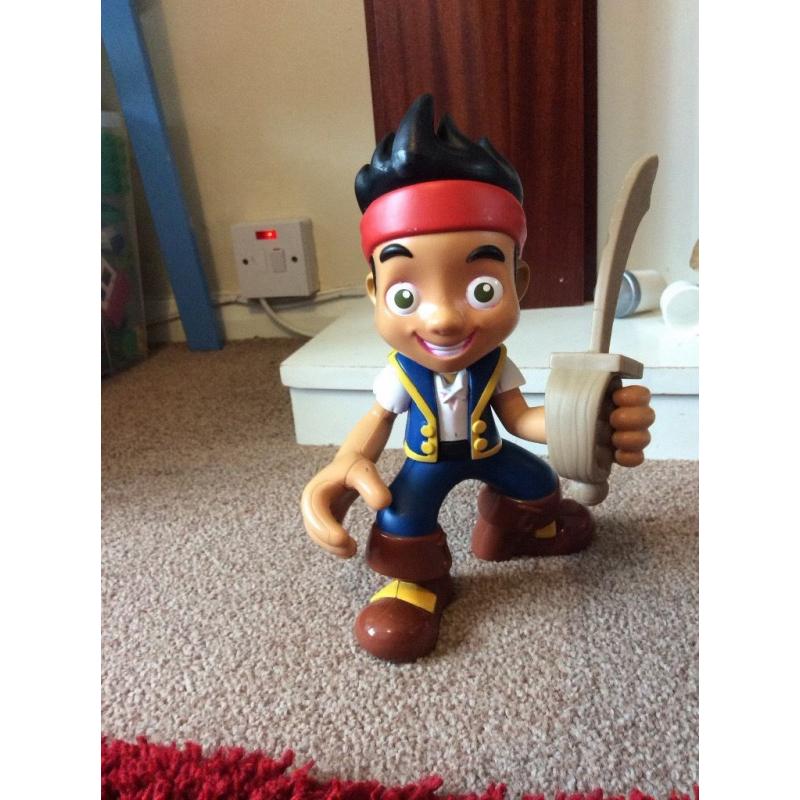 Jake from Jake and the Neverland Pirates with sword.