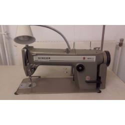 Industrial Sewing Machine SINGER 431 D200A Straight stitch, needle knee lift, drawer with wheels