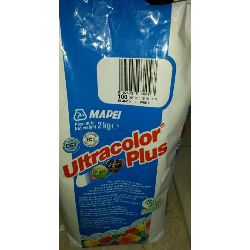 Mapei Ultra color Plus grout white 5 kg