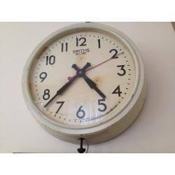 genuine 1940s post office clock,bakelite.