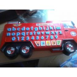 FIREMAN SAM A-Z AND LEARNING PAD. BATTERY OPERATED