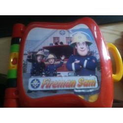 FIREMAN SAM A-Z AND LEARNING PAD. BATTERY OPERATED