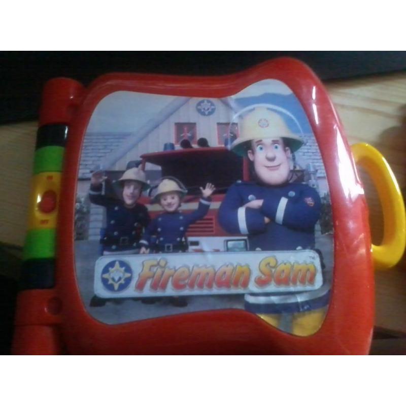 FIREMAN SAM A-Z AND LEARNING PAD. BATTERY OPERATED