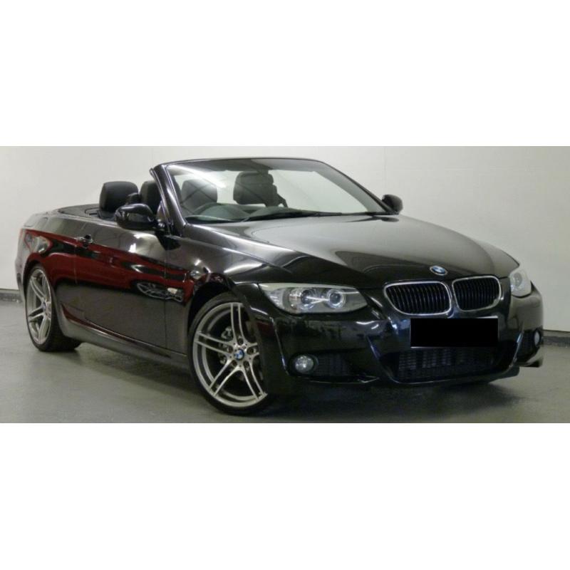 BMW 320D Sport convertible PLUS Edition Metallic Black September 2012