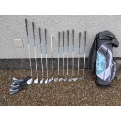 Fazer Blizzard Ladies Flex set of golf clubs & Motocaddy