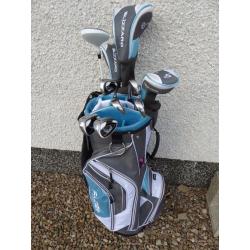 Fazer Blizzard Ladies Flex set of golf clubs & Motocaddy