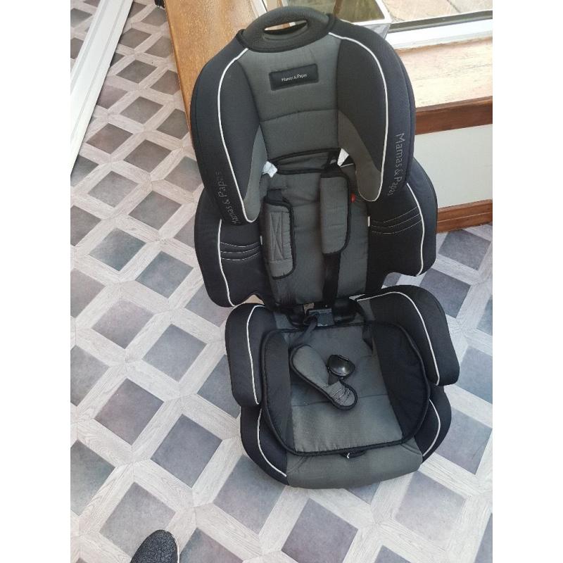Good Condition Mamas and Papas Car Seat for Children 2-5 years old