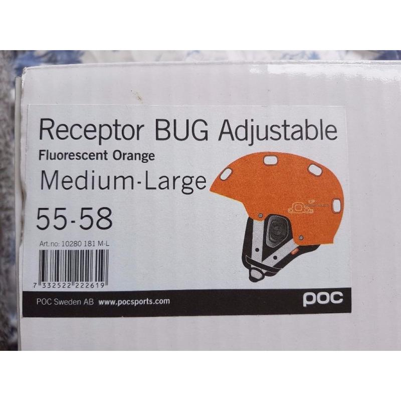 Brand new POC snowboarding helmet men's Receptor BUG Adjustable Medium-Large