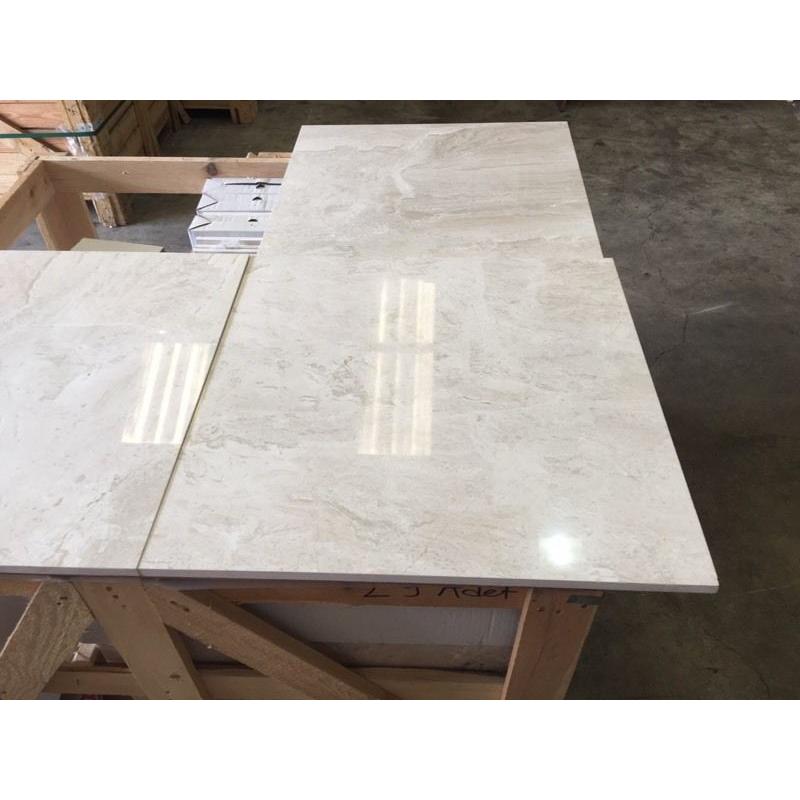 Royal marfil polished marble tiles 610x610x15mm