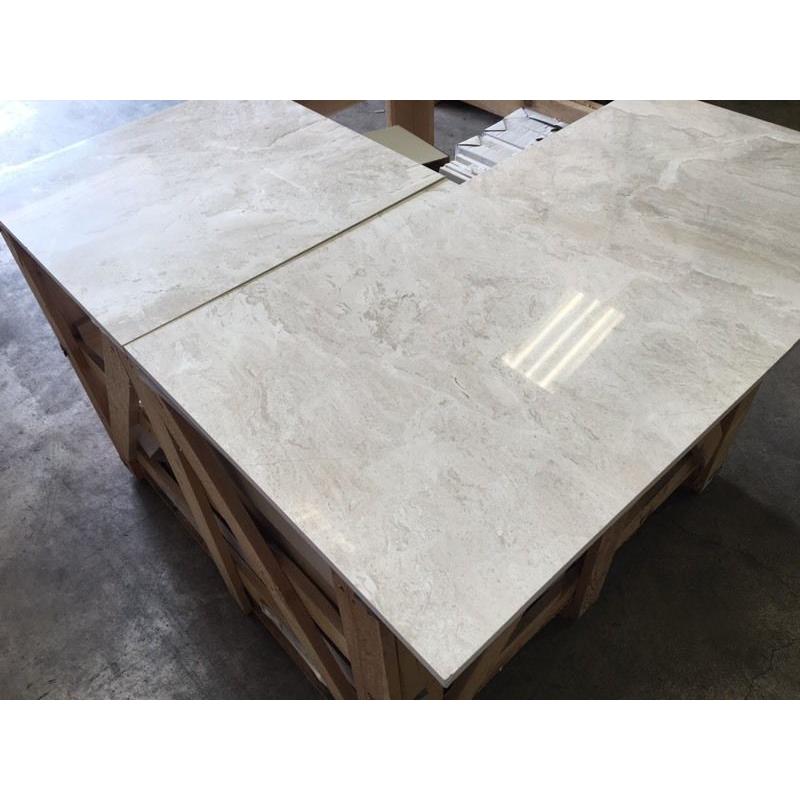 Royal marfil polished marble tiles 610x610x15mm