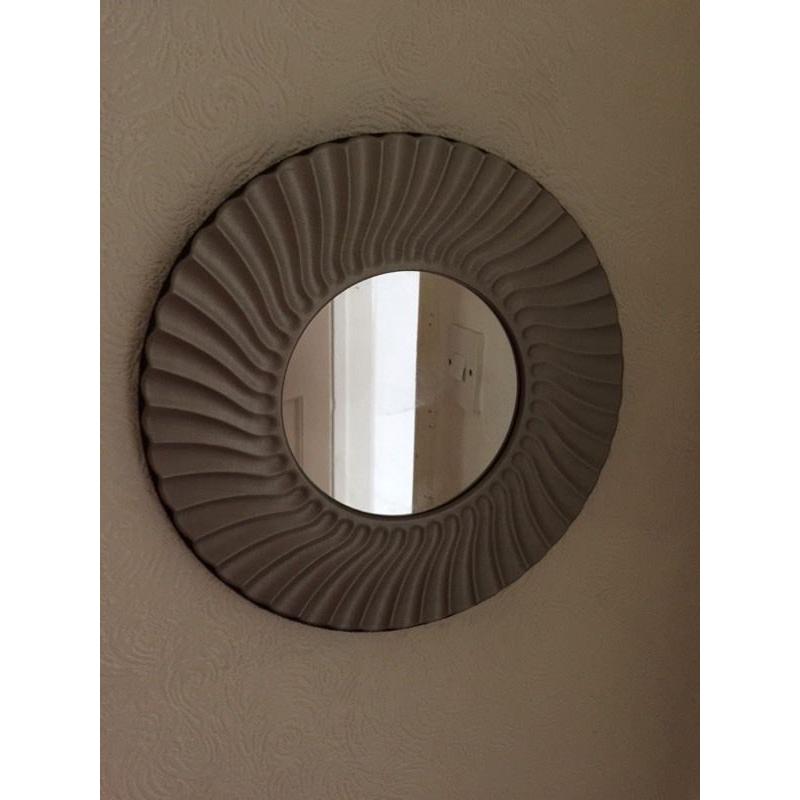 Wall mirror - silver frame