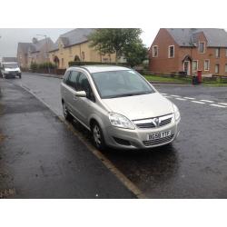 Vauzhall Zafira Automatic 58 Plate