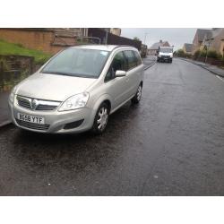 Vauzhall Zafira Automatic 58 Plate