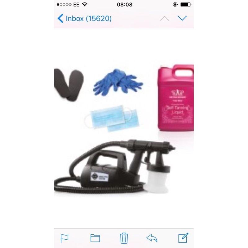 Fake bake machine