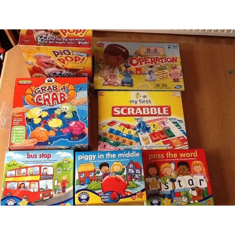 Various board games