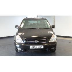 2008 58 KIA SEDONA 2.9 TS CRDI 5d AUTO 183 BHP *PART EX WELCOME*FINANCE AVAILABLE*WARRANTY*