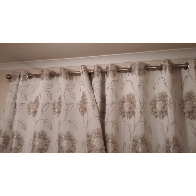 3 PAIRS OF CURTAINS - FROM SMOKE AND PET FREE HOME