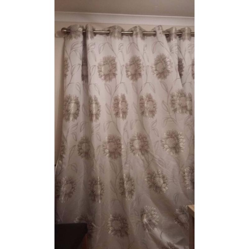 3 PAIRS OF CURTAINS - FROM SMOKE AND PET FREE HOME