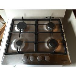 FOR SALE - 4-ring hob stainless + Diplomat stainless steel oven/grill including stainless steel hood