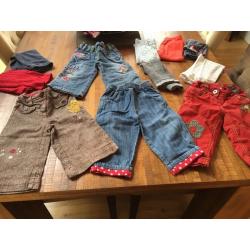 massive bag of girls clothes 12-18 months