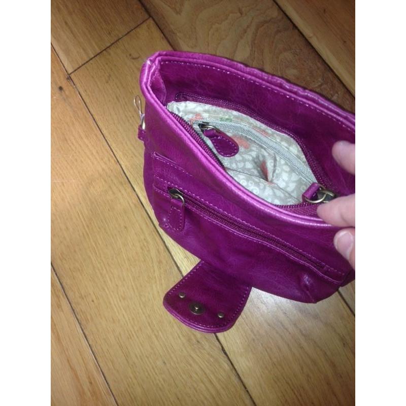 Brand new leather purse with bag space