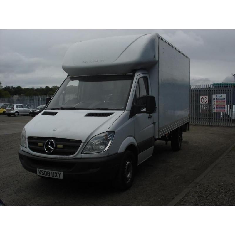 2008 Mercedes Sprinter LWB Luton Van -Tail Lift - NO VAT