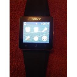 Sony wireless headphones & Sony smartwatch