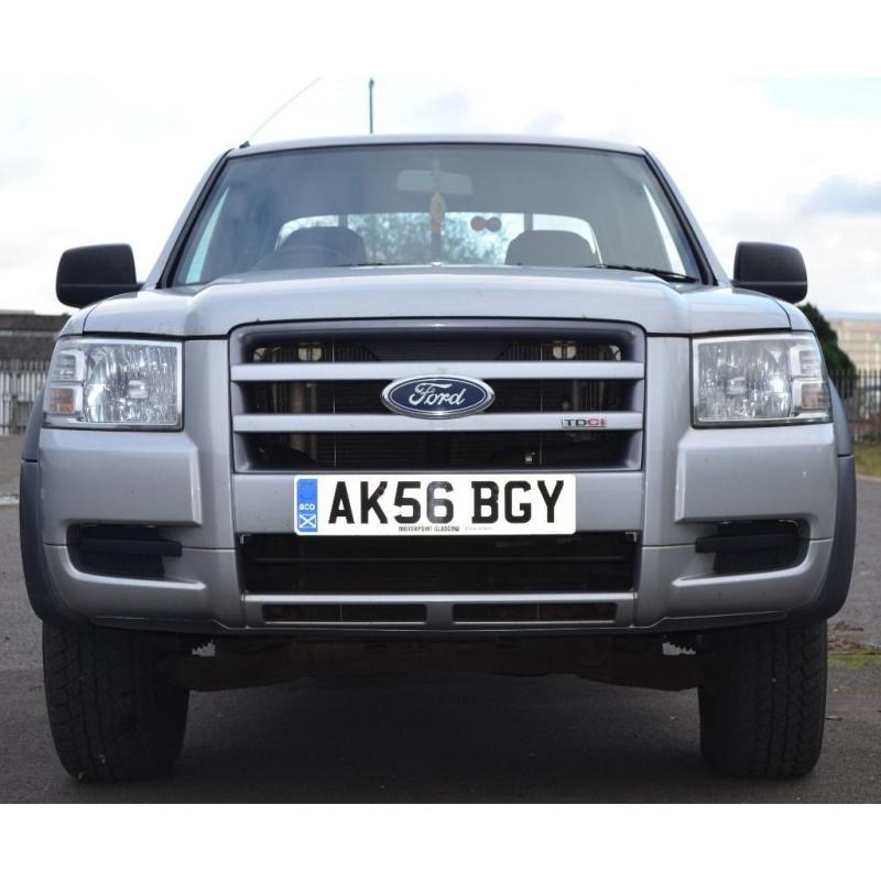FORD RANGER D/C 4X4 2500cc 2006 Pick up SILVER only 124,308 Mileage!!!!