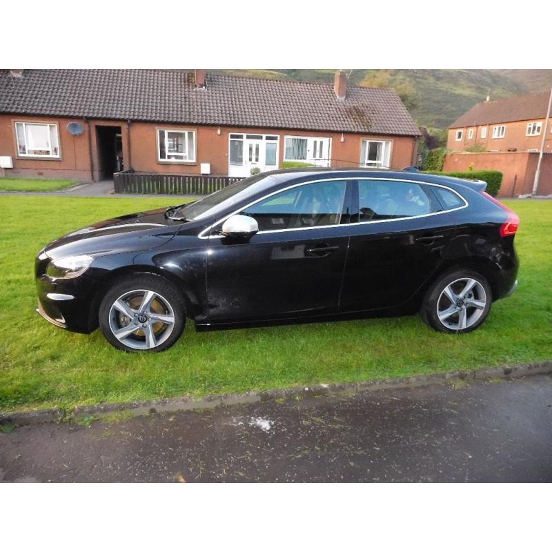 V40 R DESIGN D3 LOW MILEAGE WINTER PACK BLACK METALLIC PAINT