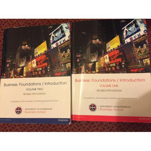 Introduction/ foundations to business