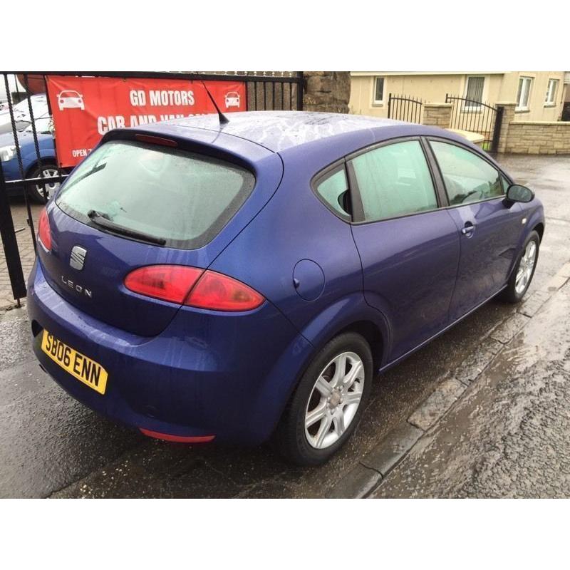 2006 SEAT LEON 1.6, 1 YEARS MOT, SERVICE HISTORY, NOT GOLF A3 MEGANE FOCUS ASTRA