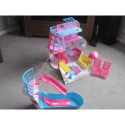 Barbie cruise ship, vending machine and wardrobe