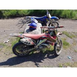 Honda cr250 motocross