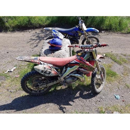 Honda cr250 motocross