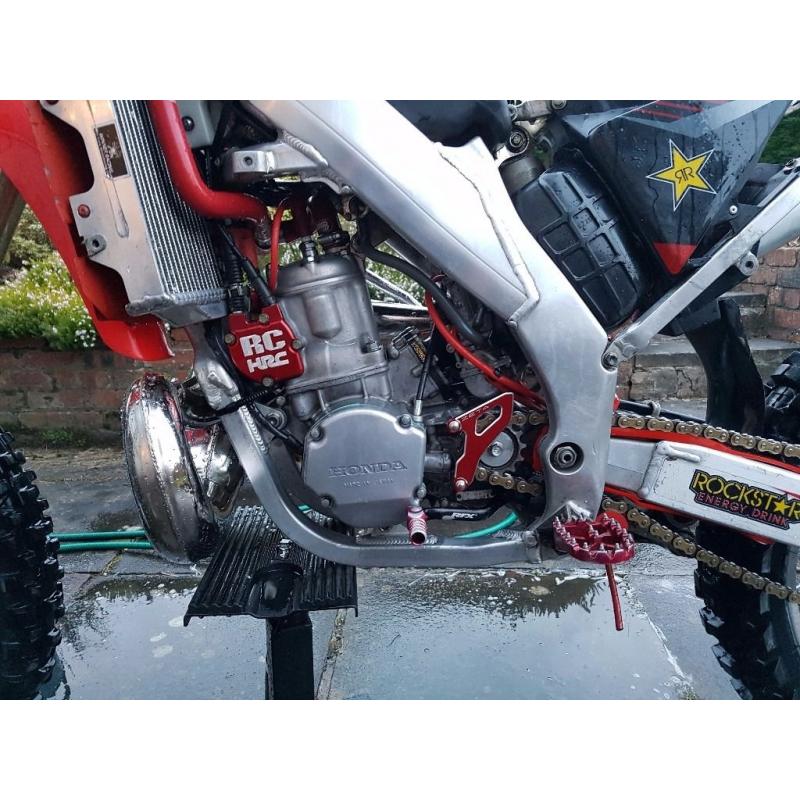 Honda cr250 motocross