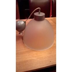 IKEA pendant glass light fitting