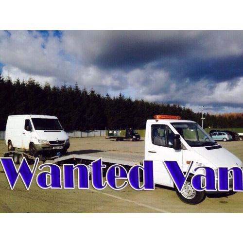 WANTED!!! MERCEDES SPRINTER VANS ANY YEAR