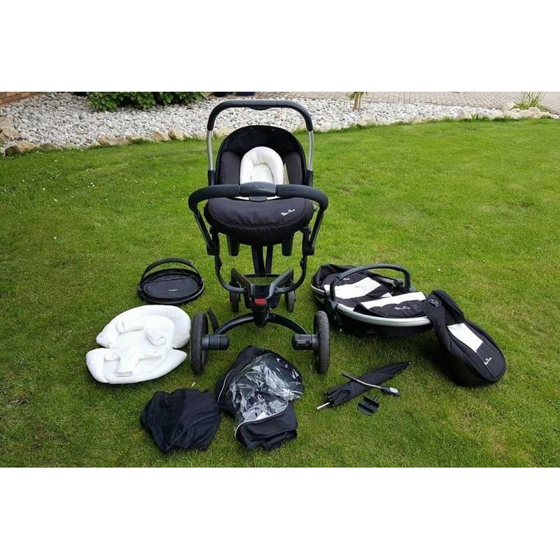 Silver cross car seat and pushchair