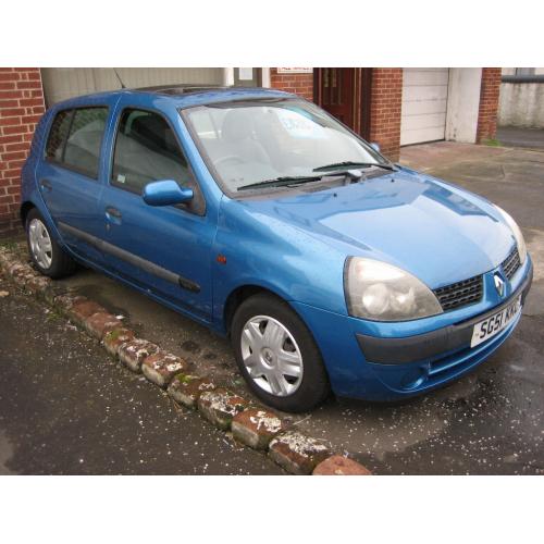 RENAULT CLIO 1.2 5DOOR 2001 BLUE METALLIC