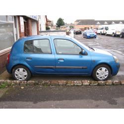 RENAULT CLIO 1.2 5DOOR 2001 BLUE METALLIC