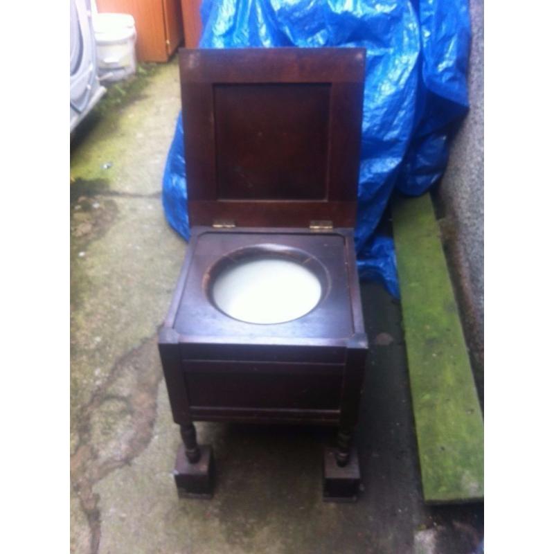 Antique mahogany commode