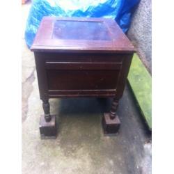 Antique mahogany commode