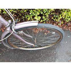 Raleigh Chiltern ladies bicycle, all works, does have rusty bits but rides fine.