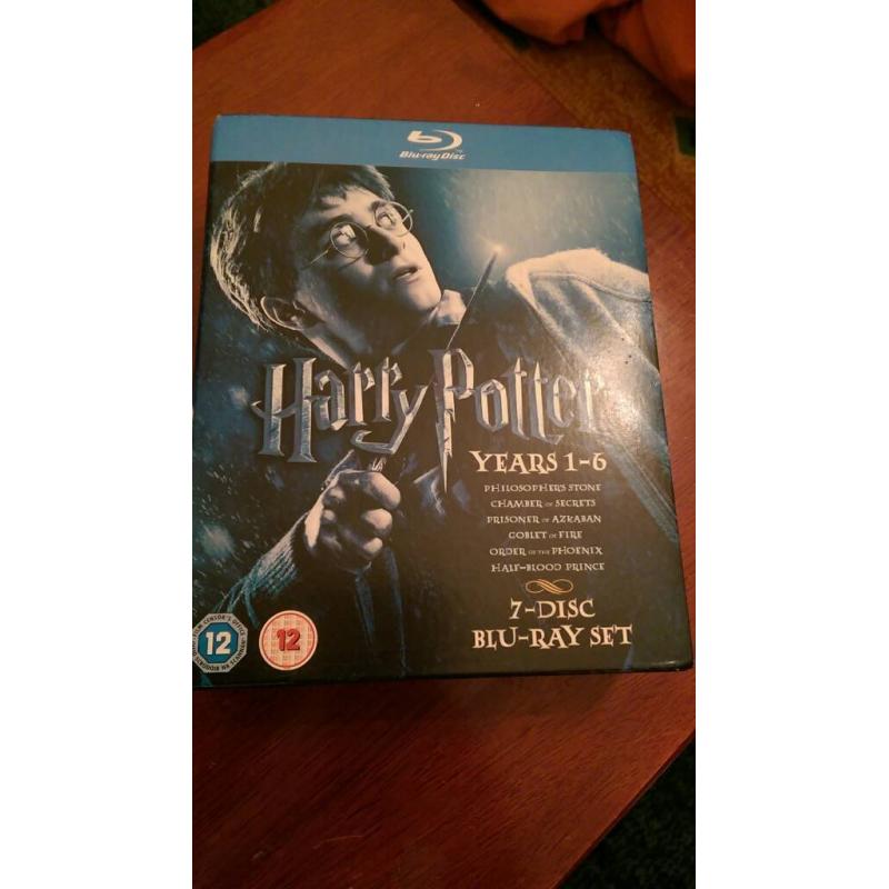 Harry Potter Year 1-6 blu-ray collection